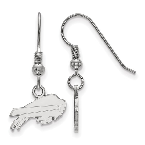 Sterling Silver Buffalo Bills XS Dangle Earring Wire Sterling Silver Buffalo Bills XS Dangle Earring Wire